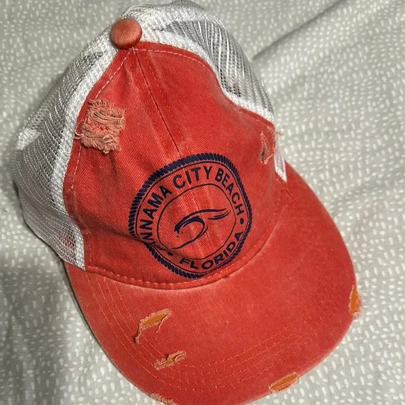 Red Panama City Beach Cap - Picture 2 of 12